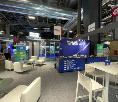 Stand Zepros sur le salon Batimat