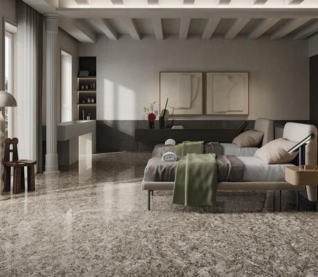 Crédits : Fiandre Architectural Surfaces, Selenite Greige Maximum 